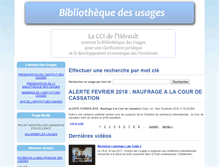 Tablet Screenshot of bibliotheque-des-usages.cde-montpellier.com
